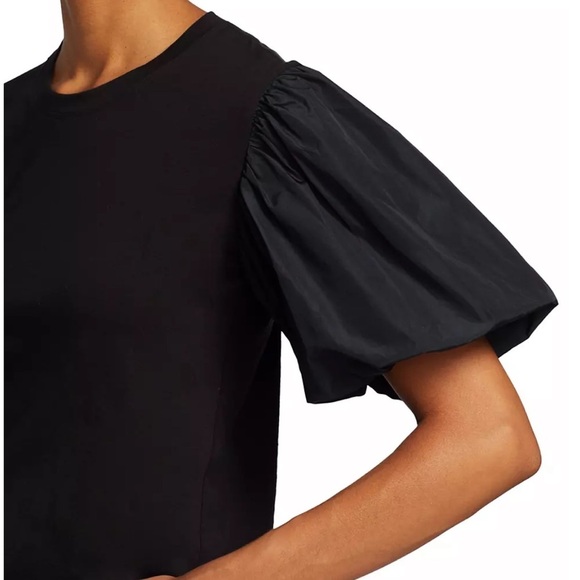 ALC Cassandra Taffeta Puff Sleeve T Shirt - Picture 3 of 5